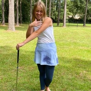 Calia built in pants with skirt golf, xs nwot